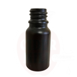 Matte black glass bottle 10ml