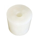 silicone bung 41/49 mm - with 9 mm hole