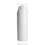 Muovipullo PP Uniairless 100 ml, pyöreä valkoinen