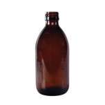 Apteek-Glasflasche 300 ml, braun für 28-mm-Verschluss