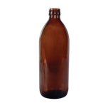 Apteek-Glasflasche 500 ml, braun für 28-mm-Verschluss