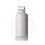 Matte white glass bottle 100ml