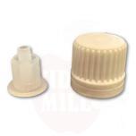 Korktilguti GL18, 18 mm, valge suur ava