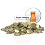 Crown corks 26 mm - oxygen scavenging - gold - 1,000 pcs