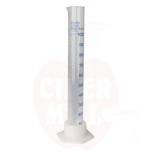 Graduated glass measuring cylinder 100 ml - plastic base