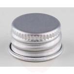 Metal cap 18mm GL18, silver