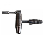 Stainless steel lever tap for wooden barrels