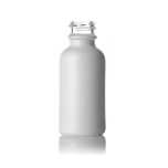White matte glass bottle 30ml