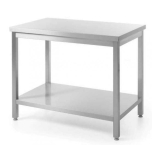 Ruostumaton pöytä 1600x600x(K)850 mm, ilman takareunaa
