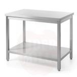 Work table with shelf - for self-assembly 1600x600x(H)850