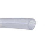 Silicone Hose - transparent - braid reinforcement - FDA 6,3x12,3mm
