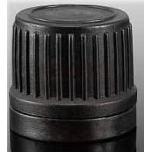 Black safety cap with locking ring 18/41