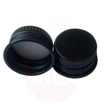 Metal cap 18mm GL18, black