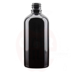 Round glass bottle 100 ml, dark violet, fi 18 mm