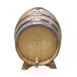 barrel oak french 28 l with support and tap