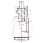 Pneumatic sealing head, ringcrown