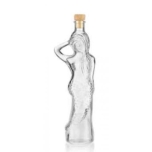 Glass bottle 500ml of seek/maid transparent