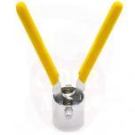 Semi-automatic sealing unit for 24mm metal cap safety ring