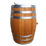 Oak Barrel 50L FRENCH OAK, stainless steel rims