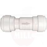 Check Valve / Valvola di non ritorno – 9,5 mm. (3/8’’) / Duotight 9,5 mm. (3/8’’) Check Valve (White Color)