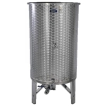 INOX wine tank 500 l-3 valves