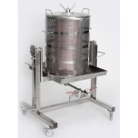 Waterpress 120l, stainless steel with metal airvalve