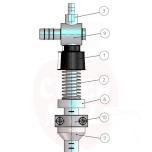 Tenco Abfülldüse Schlauchanschluss D1,3mm Posit.3