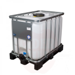 IBC tank 600l with plastic pallet, top cover 225mm