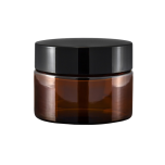Brown glass jar 30ml with cap