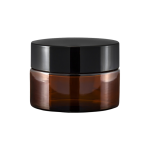 Brown glass jar 15ml with cap