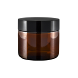 Brown glass jar 50ml with cap