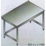 Stainless table 1500x700x850mm