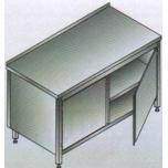 Stainless table 1500x700x850mm, below cabinets