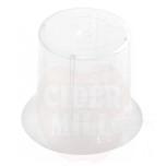 Measuring cup 5-30ml for 28mm cap, transparent
