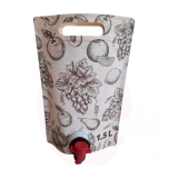 Säilituskott 1,5l püstine pouch-up hele (+80C)