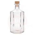 Glass Bottle 500ml Jimmy transparent, 10pcs