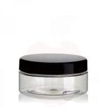 Plastic jar PET 300ml, with black cap