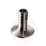 Clamp connector 1.5"/50.5mm for 13mm hose, triclamp