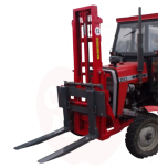 Hydraulic fork loader for tractor
