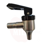 Tap 3/8" external thread, stainless steel