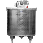 Container 500l with mixer, stainless
