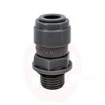 Quick Connector DuoTight 8mm (5/16") Female Thread x 1/4" BSP Male Thread