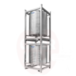 IBC Container 1050L, stainless steel