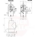 Airlock V11 for tanks 100-500l