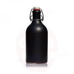 Keramikflasche 500ml matt/schwarz