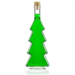 Glass bottle 500ml spruce transparent