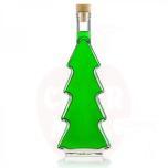 Glass bottle 500ml spruce transparent