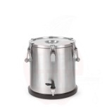 Insulated portable container – with a tap, HENDI, Profi Line, 20L, ⌀330x(H)360mm