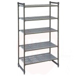 Camshelving Basics Plus storage rack made of composite plastic with 4 vented shelves, Cambro, Camshelving, 915x540x(H)1830mm