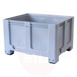 Konteineris „Bigbox" 680l pilkas, 4 kojos, 120x100x79cm